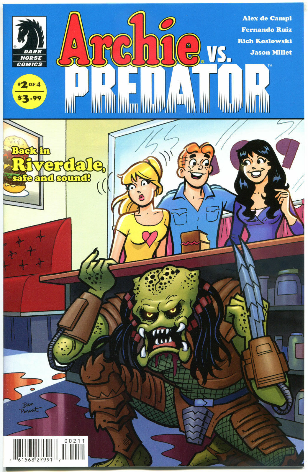 ARCHIE VS PREDATOR # 2 VARIANT DARK HORSE COMICS 2015