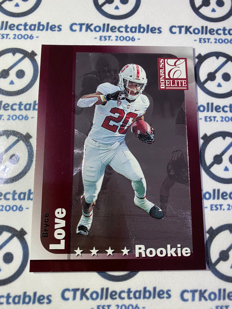 2019 NFL Donruss Elite Bryce Love Rookie #139 washington RC