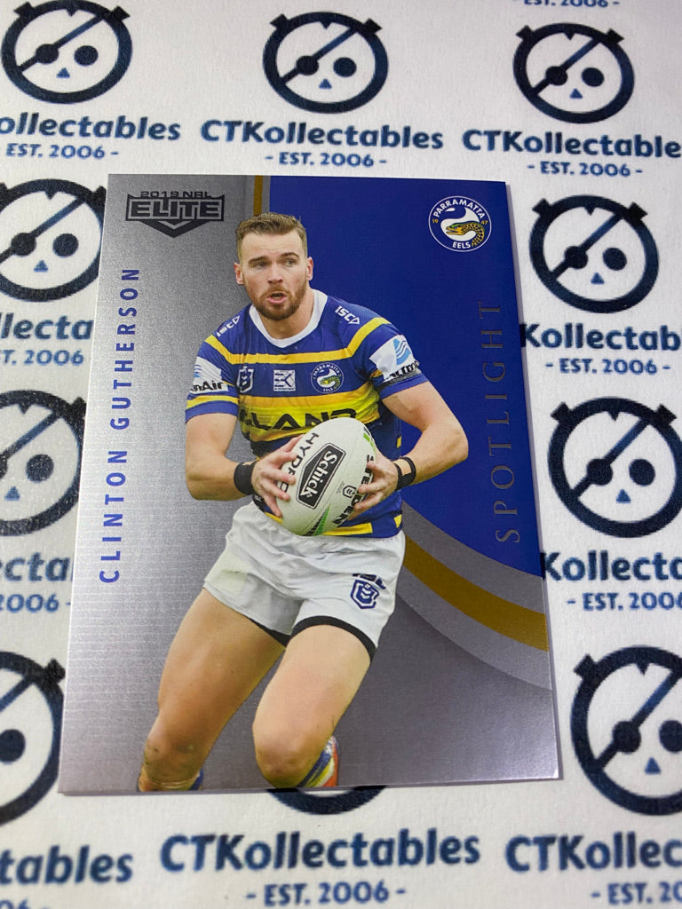 2019 NRL Elite Spotlight Clinton Gutherson SP11/16 Eels