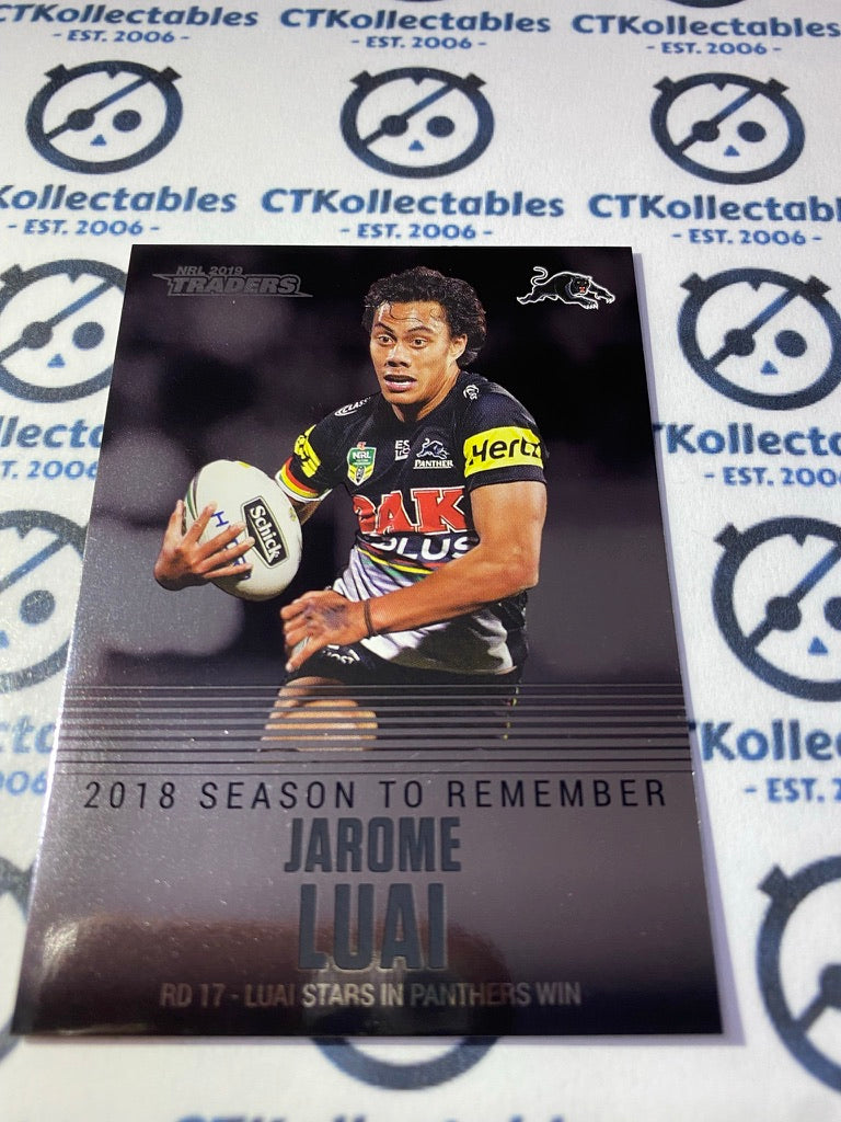 2019 NRL Traders Season To Remember Jarome Luai SR32 Panthers