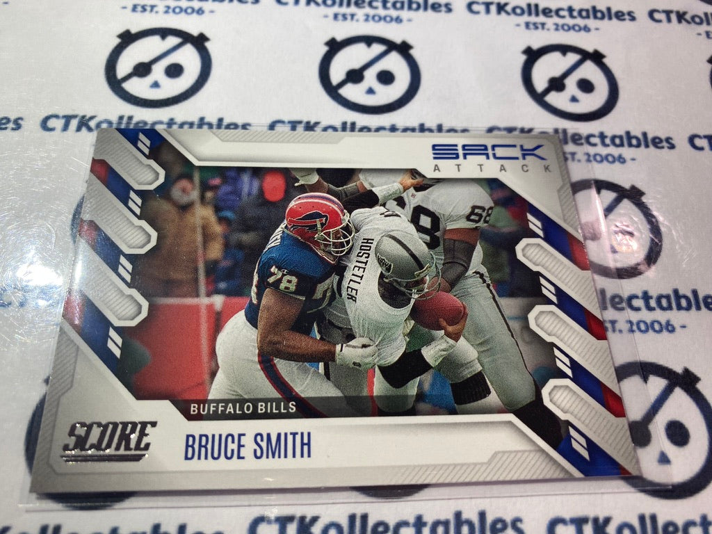 2022 NFL Panini Score Bruce Smith Sack Attack #SA-BA Bills