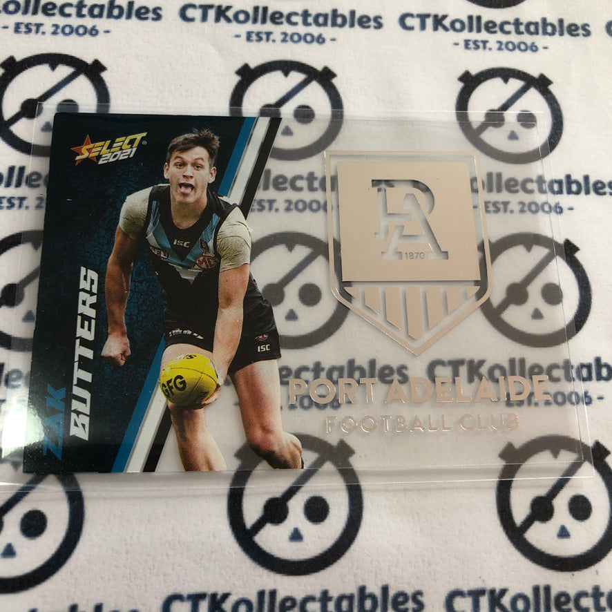2021 AFL Footy Stars Club Acetate Zak Butters #CA50 Power