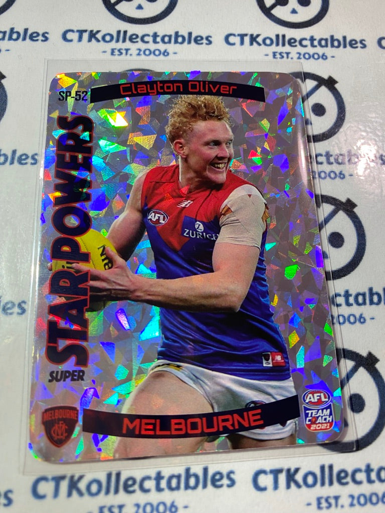 2021 AFL Teamcoach Star Powers Silver SP-52 Clayton Oliver Demons