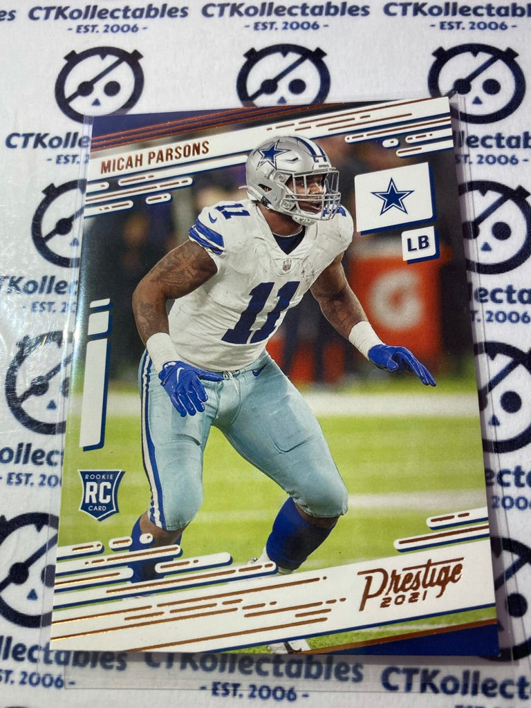 2021 NFL Chronicles Prestige Micah Parsons Rookie Card RC #244 Cowboys