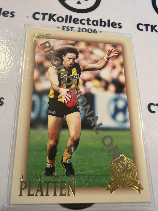 2007 AFL Supreme John Platten Hall of fame #HF154 Promo Card Hawks