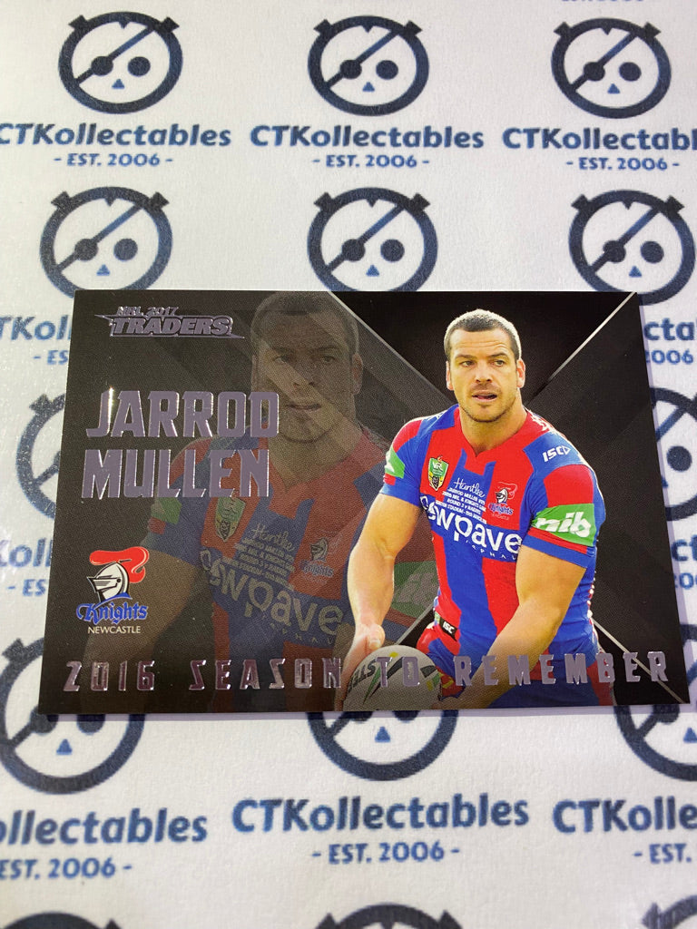 2017 NRL Traders Season To Remember Jarrod Mullen SR15/32 Knights