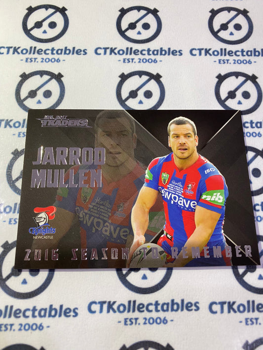 2017 NRL Traders Season To Remember Jarrod Mullen SR15/32 Knights