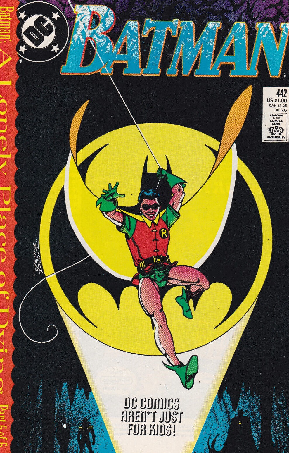 BATMAN # 442 COLLECTABLE COMIC BOOK DC KEY COMIC 1989