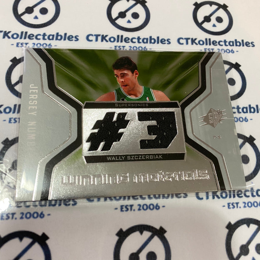 2007-08 Upper Deck SPX Wally Szcerbiak Winning Materials #WM-WS