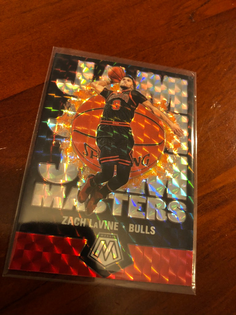 Zach LaVine silver prizm Jam Masters #18 2019-20 NBA Mosaic