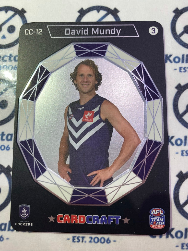 2022 AFL Teamcoach Card Craft Portrait - David Mundy CC-12