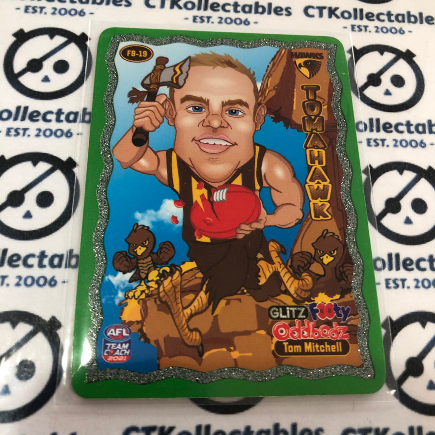 2021 AFL Teamcoach Tom Mitchell Glitz Oddbodz FB-19