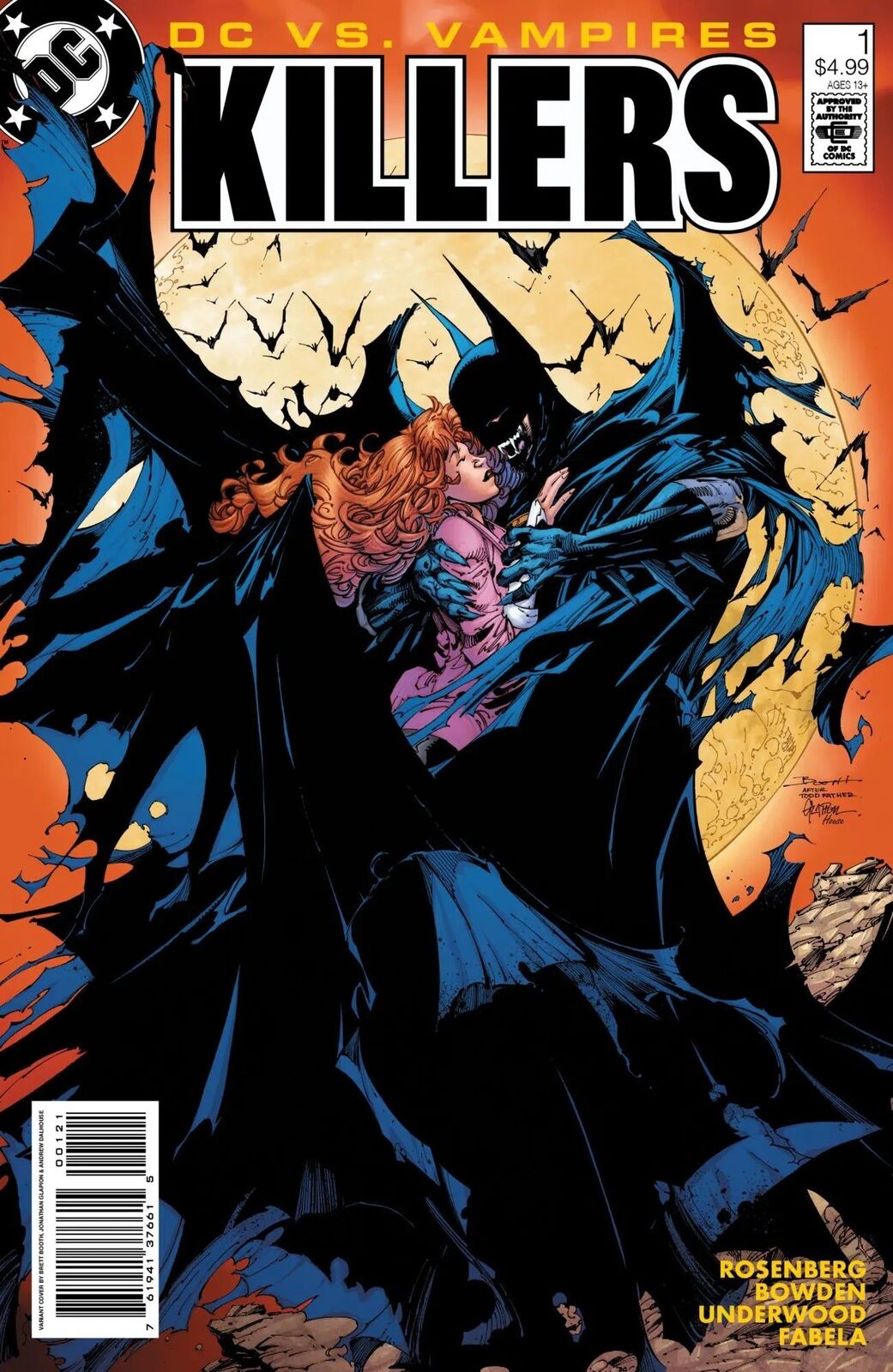 DC VS VAMPIRES KILLERS # 1 BATMAN 423 McFARLANE HOMAGE COVER DC COMIC BOOK 2022
