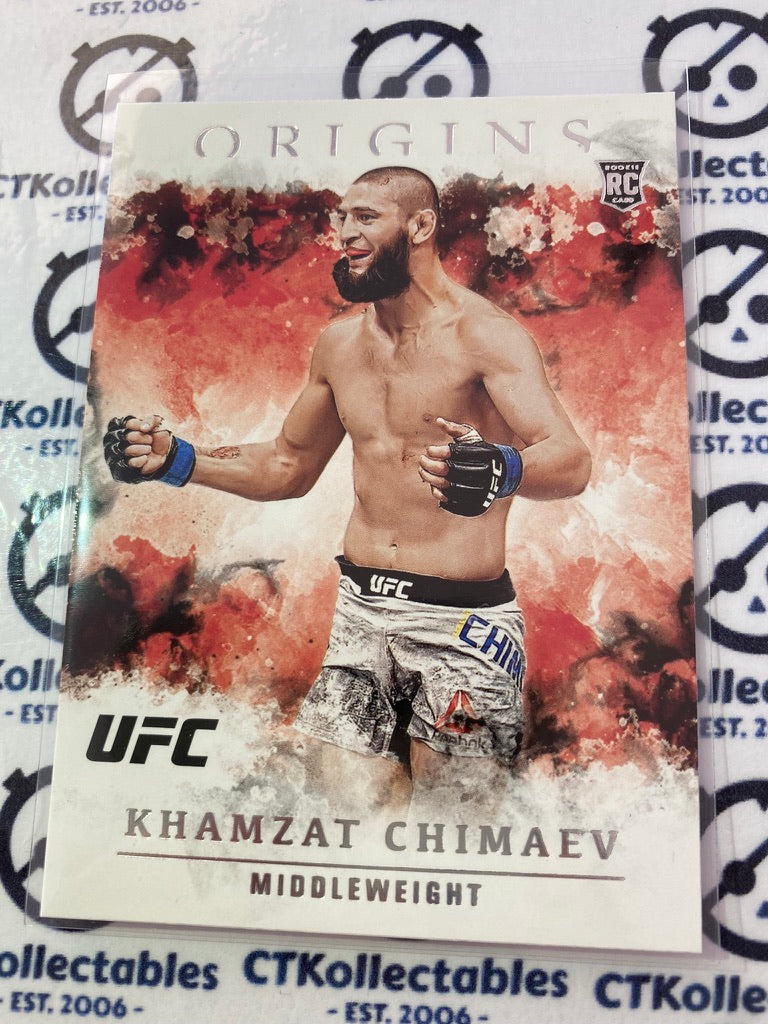 2021 UFC Panini Chronicles Origins Khamzat Chimaev RC #32 Middleweight