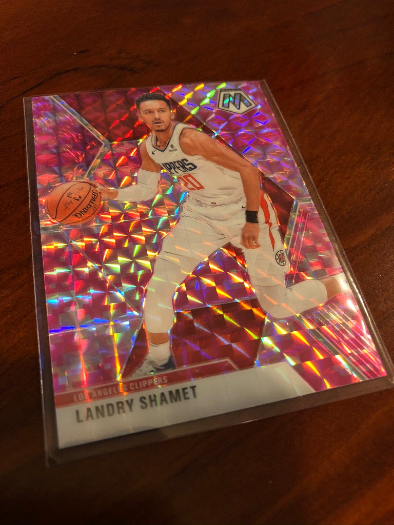 Landry Shamet Pink Mosaic Prizm #118 2019-20 NBA Mosaic