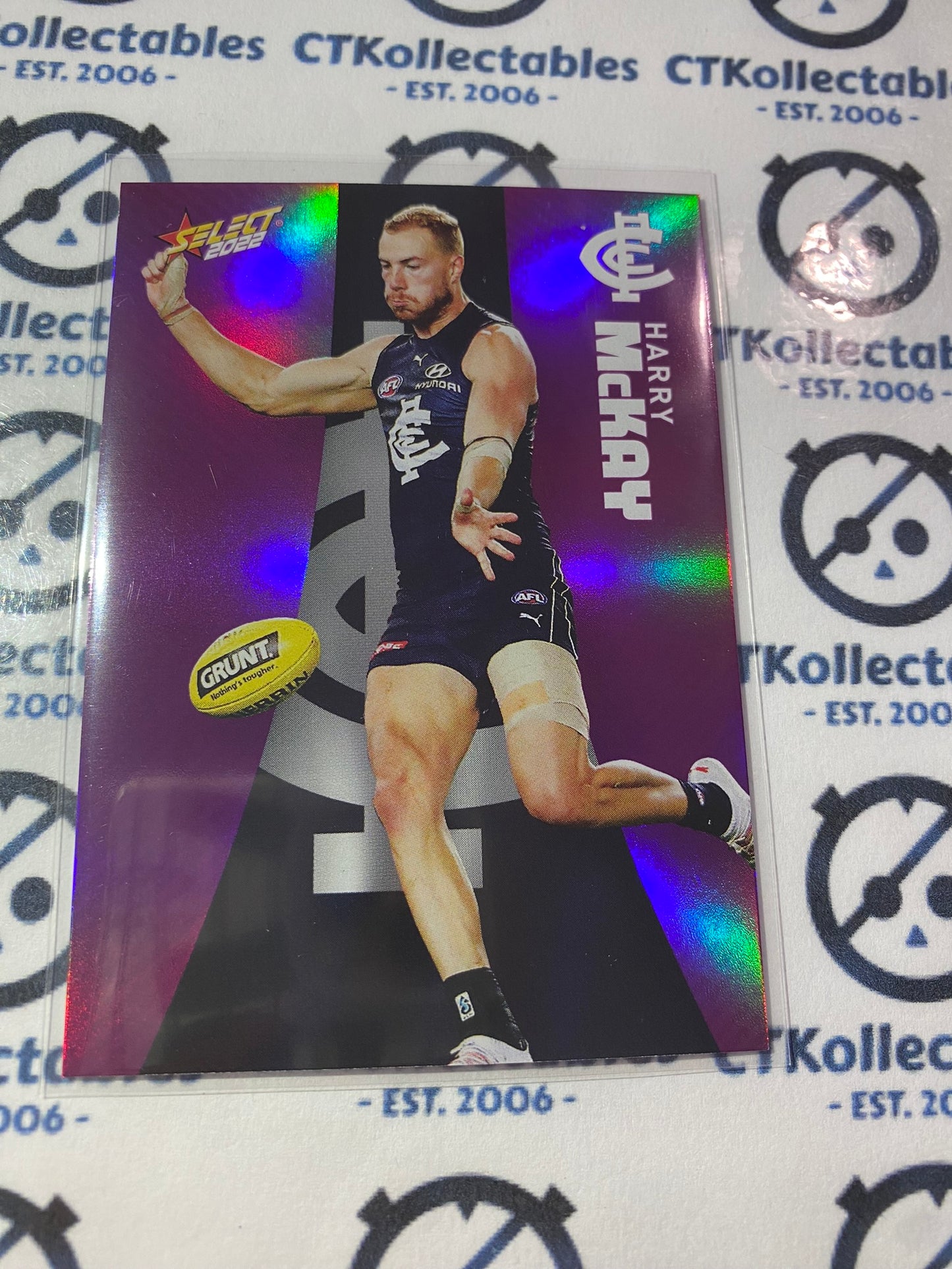 2022 AFL Footy Stars Purple Parallel - Harry McKay PP26