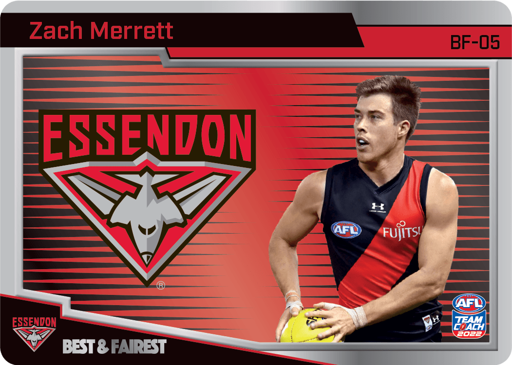 2022 AFL Teamcoach Best & Fairest Zach Merrett BF-05