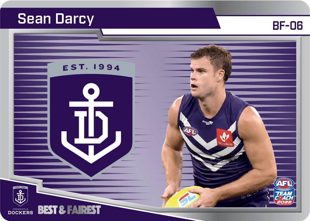 2022 AFL Teamcoach Best & Fairest Sean Darcy BF-06