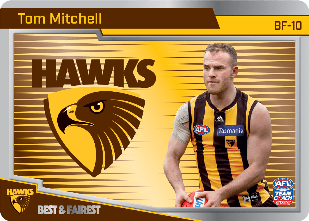 2022 AFL Teamcoach Best & Fairest Tom Mitchell BF-10