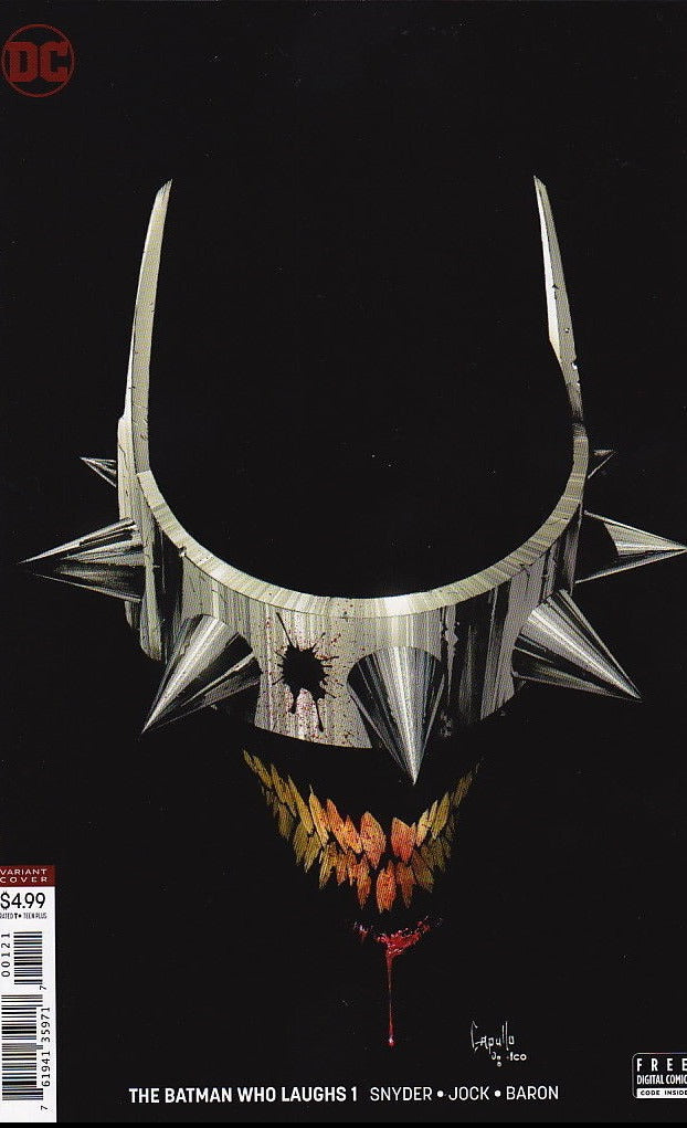 THE BATMAN WHO LAUGHS # 1 VARIANTT COVER DC COMIC BOOK 2019