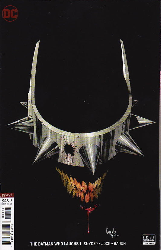 THE BATMAN WHO LAUGHS # 1 VARIANTT COVER DC COMIC BOOK 2019