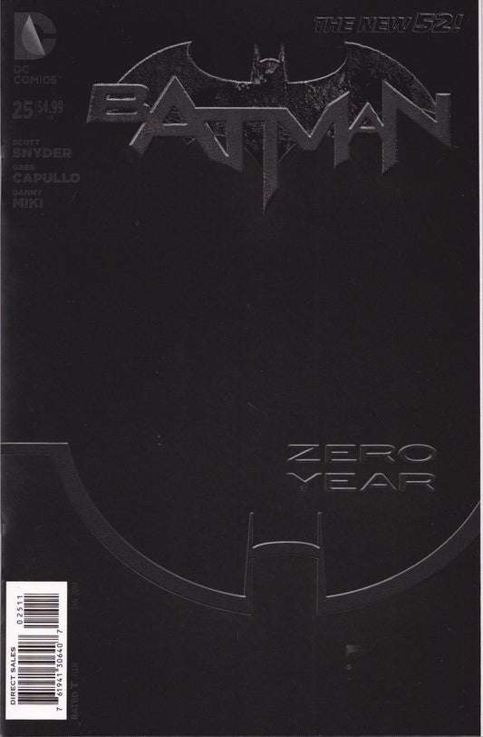 BATMAN # 25 ZERO YEAR VARIANT DC COMIC BOOK 2013