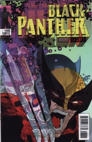 BLACK PANTHER # 166 LENTICULAR VARIANT COVER INCREDIBLE HULK #340 MARVEL COMIC BOOK