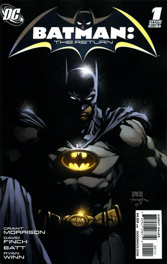 BATMAN THE RETURN # 1 DC COMIC BOOK 2011