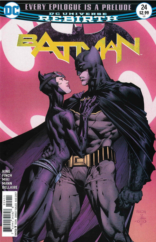 BATMAN REBIRTH # 24 VARIANT DC UNIVERSE COMIC BOOK 2017
