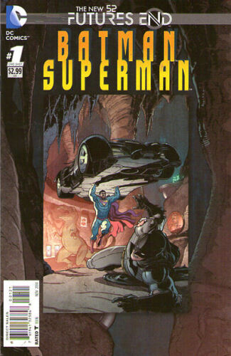 BATMAN SUPERMAN # 1 FUTURES END 3D VARIANT COVER DC COMIC BOOK 2014