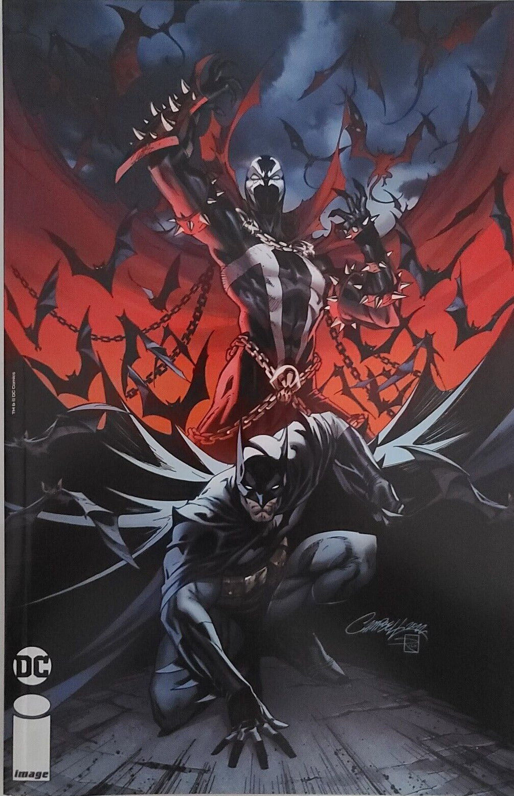 BATMAN SPAWN # 1 (ONE SHOT) CVR F CAMPBELL VARIANT TODD MCFARLANE COLLECTABLE COMIC BOOK 2023