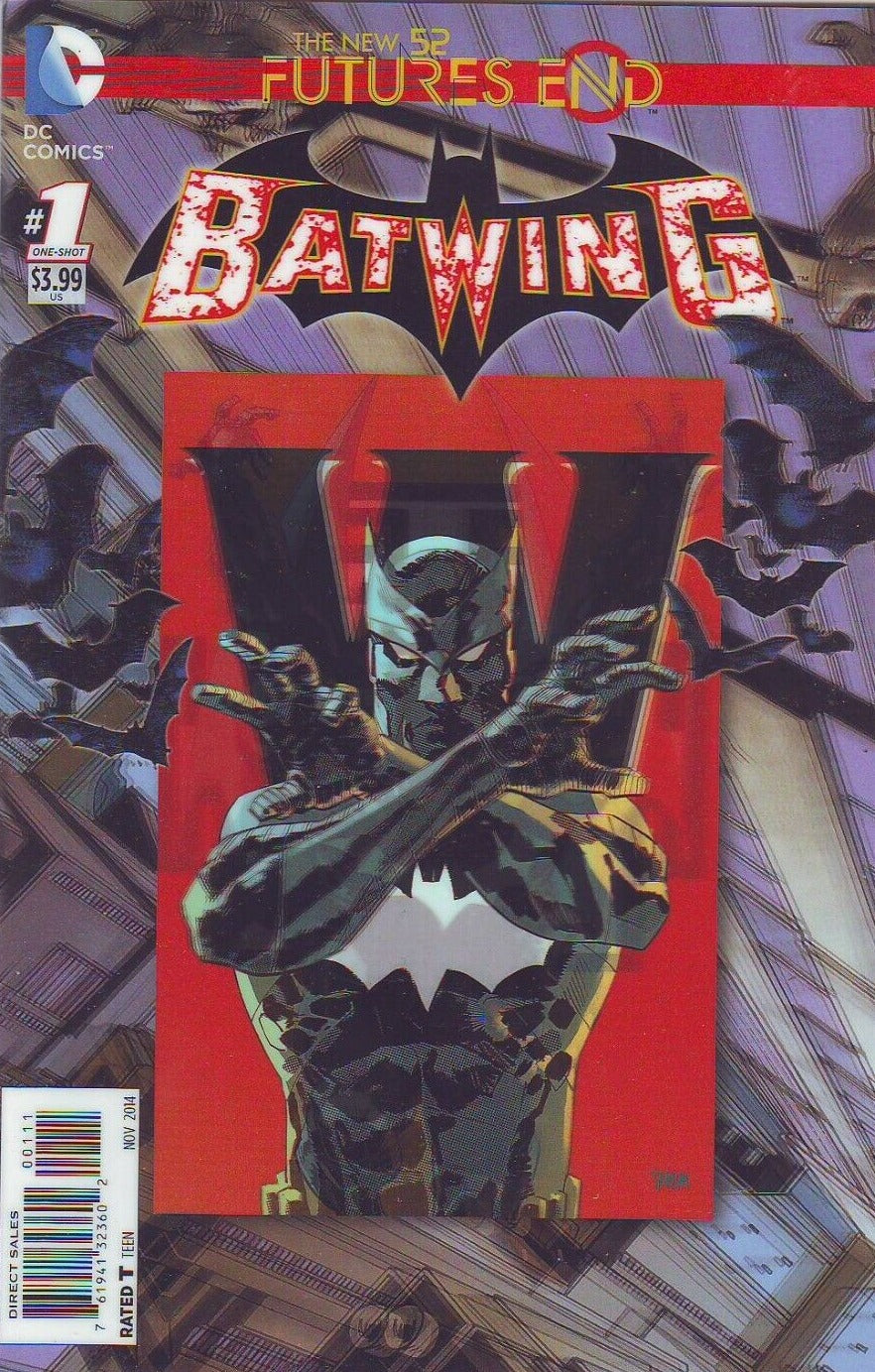 BATWING # 1 FUTURES END 3D VARIANT COVER DC COMIC BOOK 2014