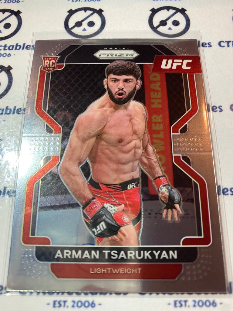2022 UFC Panini Prizm Arman Tsarukyan RC rookie #187 Lightweight