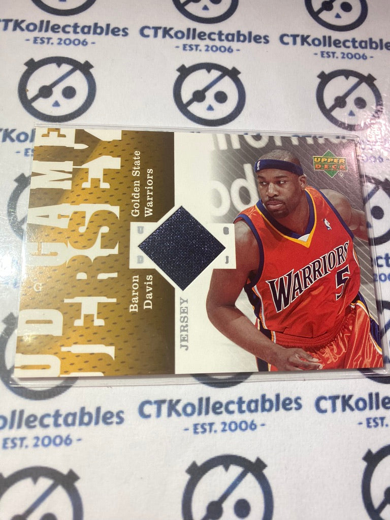 2006-07 Upper Deck Baron Davis UD Game Jersey #GJ-BD Warriors