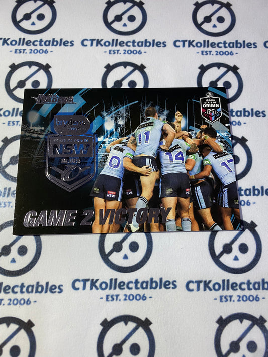 2019 NRL Traders State Of Origin Stars Game 2 Victory SOO 21/45 NSW