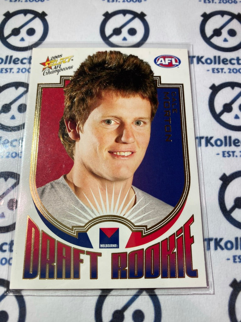 2008 AFL Champions Draft Rookie Cale Morton DR4 Demons