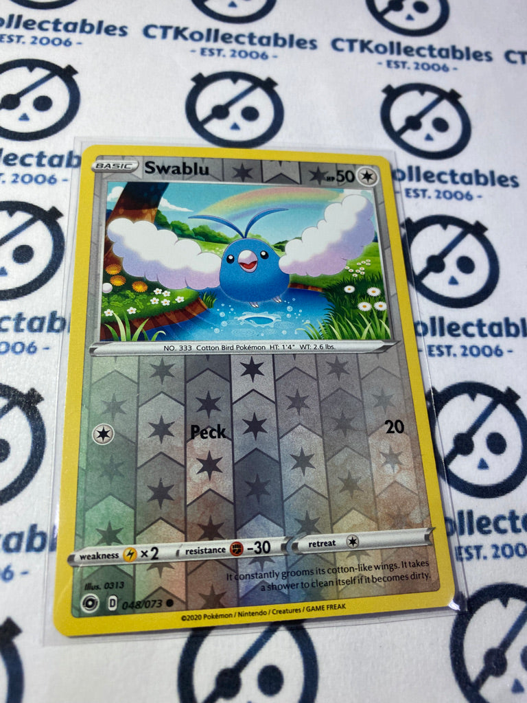 Swablu #048/073 Reverse Holo Pokémon Card Champions Path