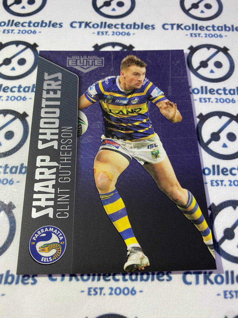 2018 NRL Elite Sharp Shooters Clint Gutherson SSH 19/32 Eels