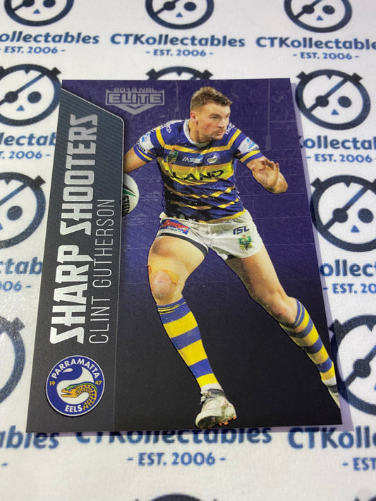 2018 NRL Elite Sharp Shooters Clint Gutherson SSH 19/32 Eels