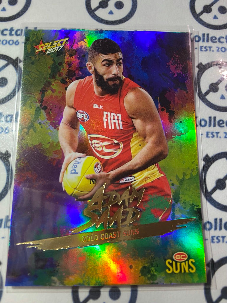 2017 AFL Select Footy Stars Holofoil - #HF70 Adam Saad Suns