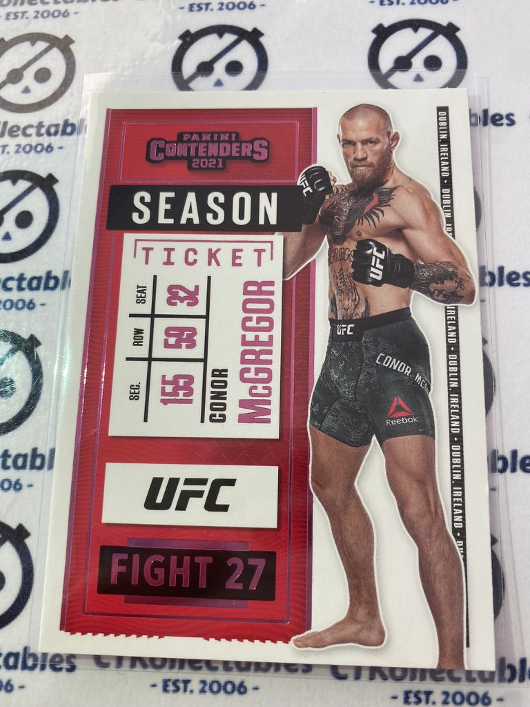 2021 UFC Panini Chronicles Contenders Conor McGregor #1 Lightweight