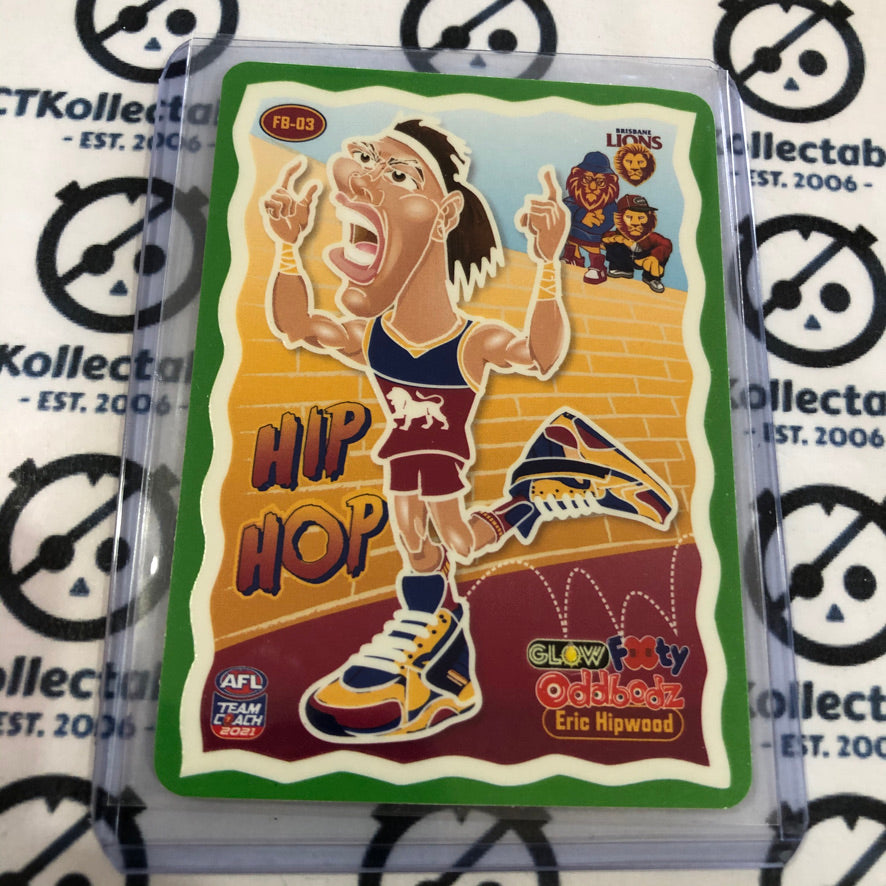 2021 AFL Teamcoach Eric Hipwood Glow Oddbodz FB-03
