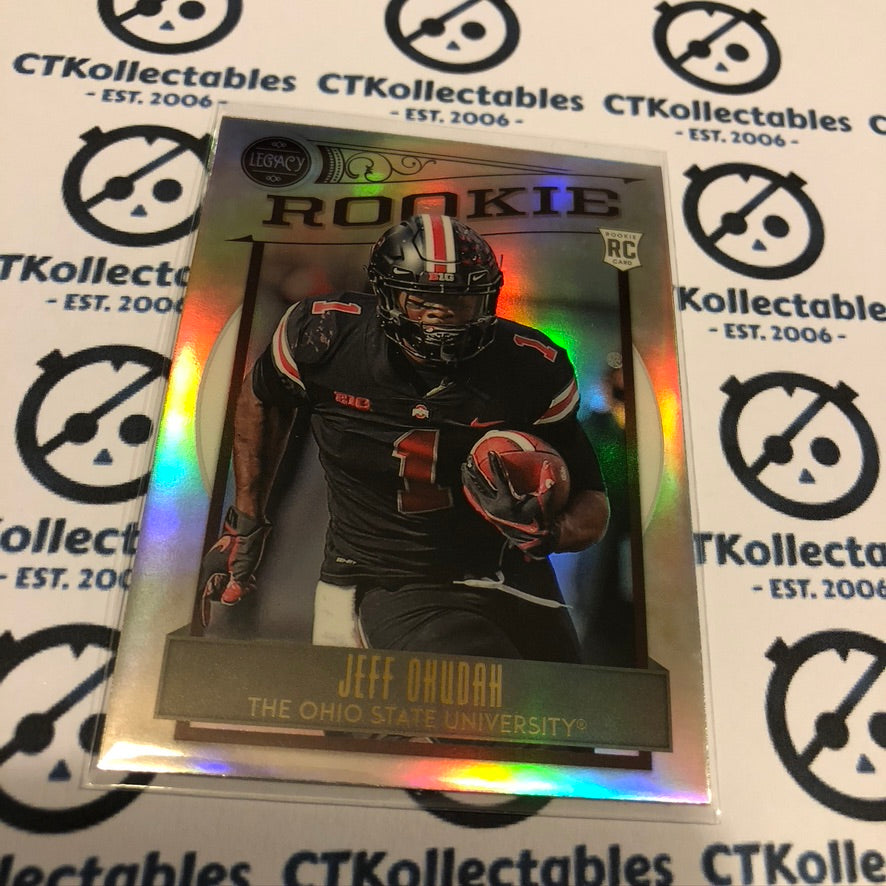 Jeff Okudah Chrome SILVER RC #160 2020 NFL Legacy