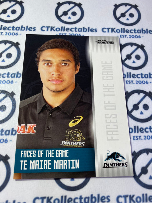 2017 NRL Traders Face Of The Game Te Maire Martin F32/48 Panthers