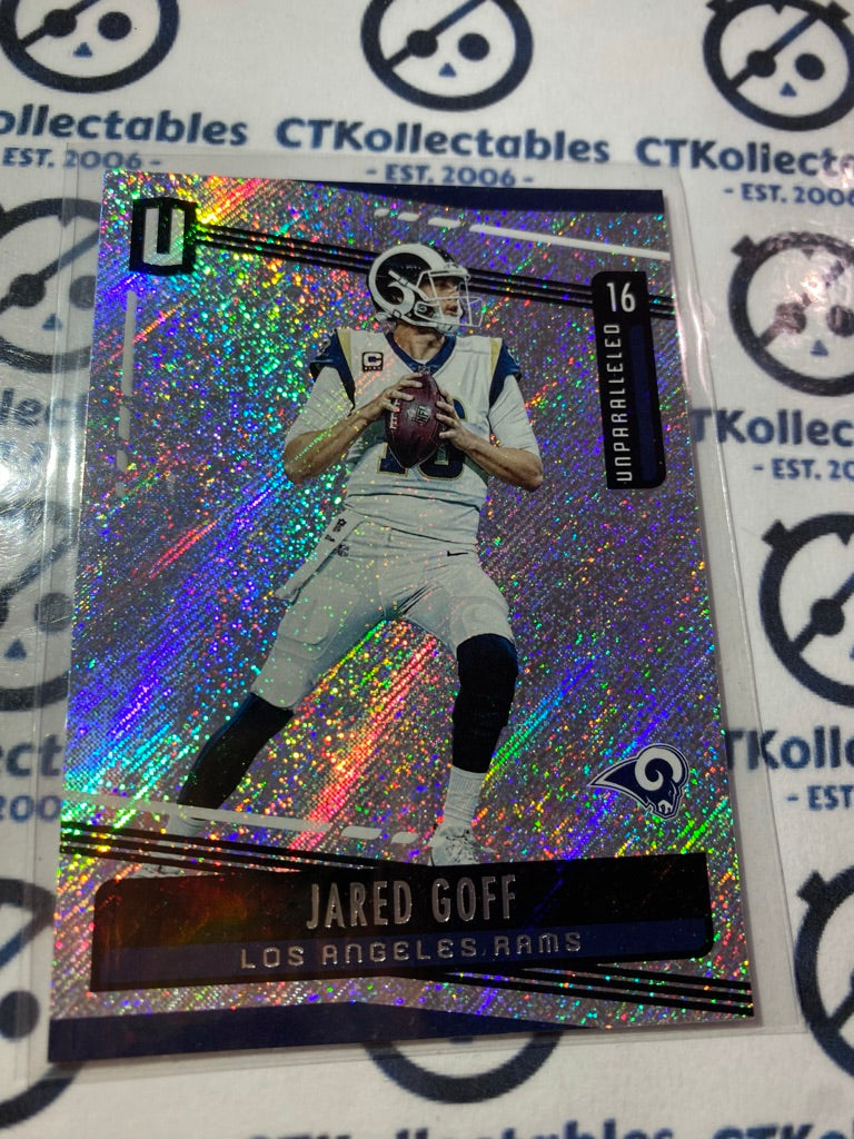2019 Panini NFL Unparalleled Jared Goff Base #169 Rams