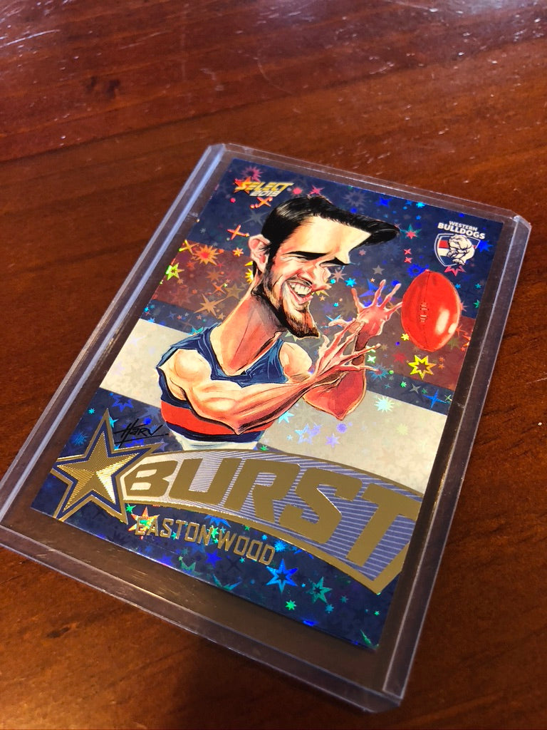 Easton Wood Starburst Caricature SBTC72 2019 footy stars
