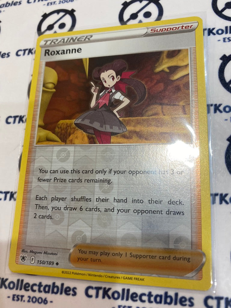 Roxanne Reverse Holo #148/189 2022 Sword & Shield Astral Radiance Poke CTKollectables Roxanne Reverse Holo #148/189 2022 Sword & Shield Astral Radiance Poke CTKollectables