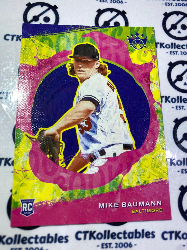 2022 Panini Diamond Kings Baseball Mike Baumann RC Level II Baltimore