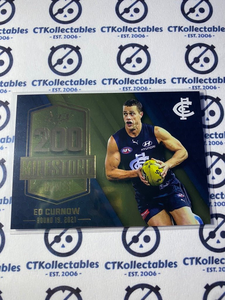 2022 AFL Footy Stars Milestone 200 games - Ed Curnow MG12