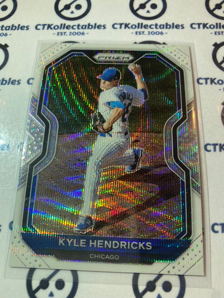 2021 Panini Prizm Baseball Kyle Hendricks White Wave Prizm #97 Chicago